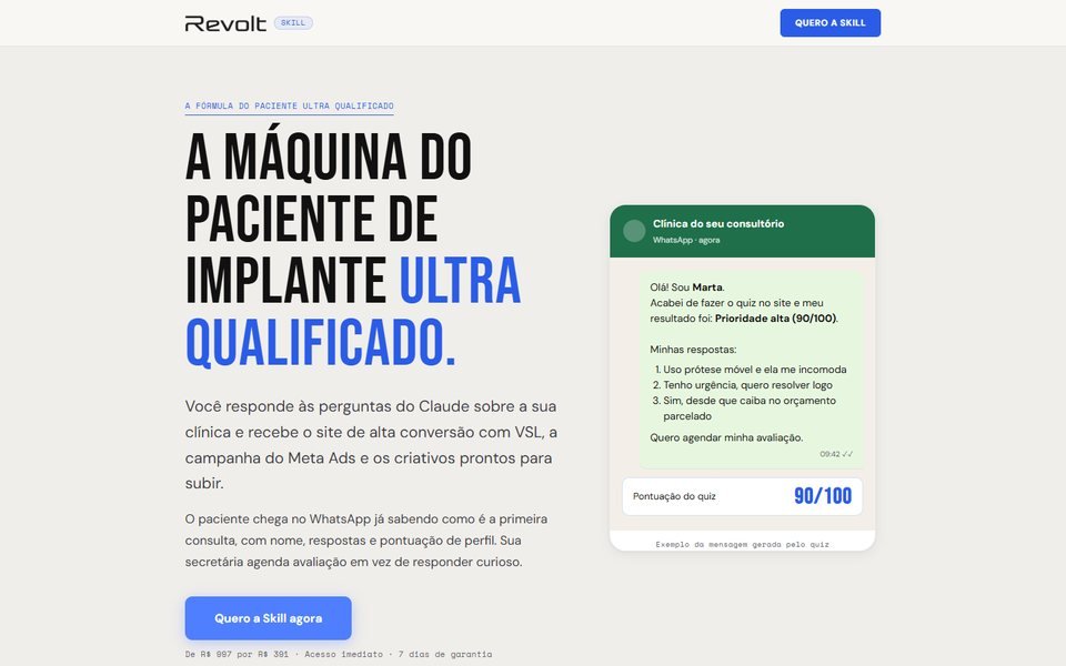 Primeira tela da landing page Juarez Junnior